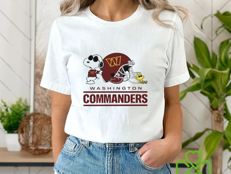 Washington Commanders Snoopy And Woodstock helmet 2023 T shirt