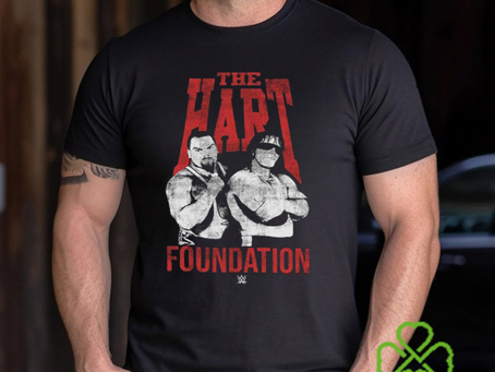 WWE The Hart Foundation Big & Tall T Shirt