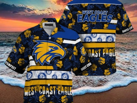 West Coast Eagles Hawaiian Shirt