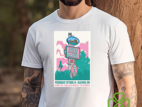 Original Joyce Manor 18 October Event San Luis Obispo Shirt