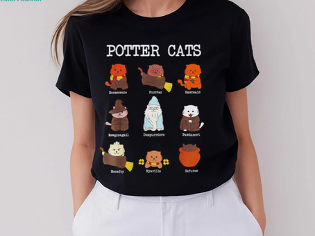 Potter cats Hermeowne Porter Rawnald shirt