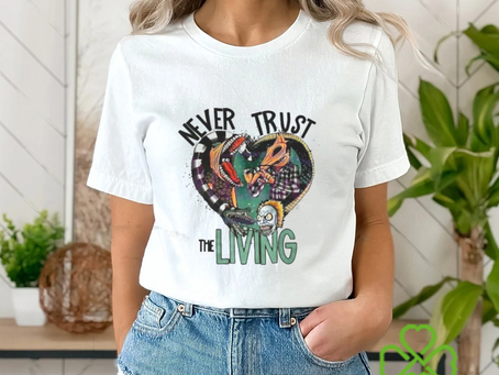 Adam And Barbara Never Trust The Living 2023 T Shirt