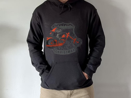 Snoopy Woodstock Motorcycle Cruisin Christmas Shirt