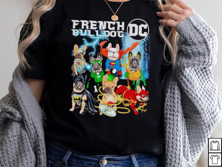 Justice League French Bulldog DC shirt