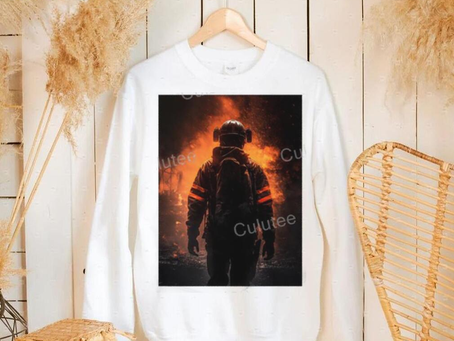 Firefighter In The Flames Shirt