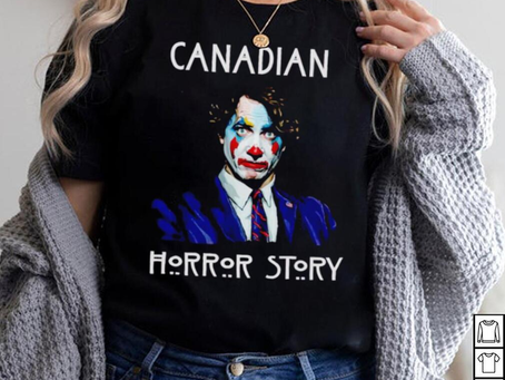 Canada Trudeau Clown Horror Story shirt