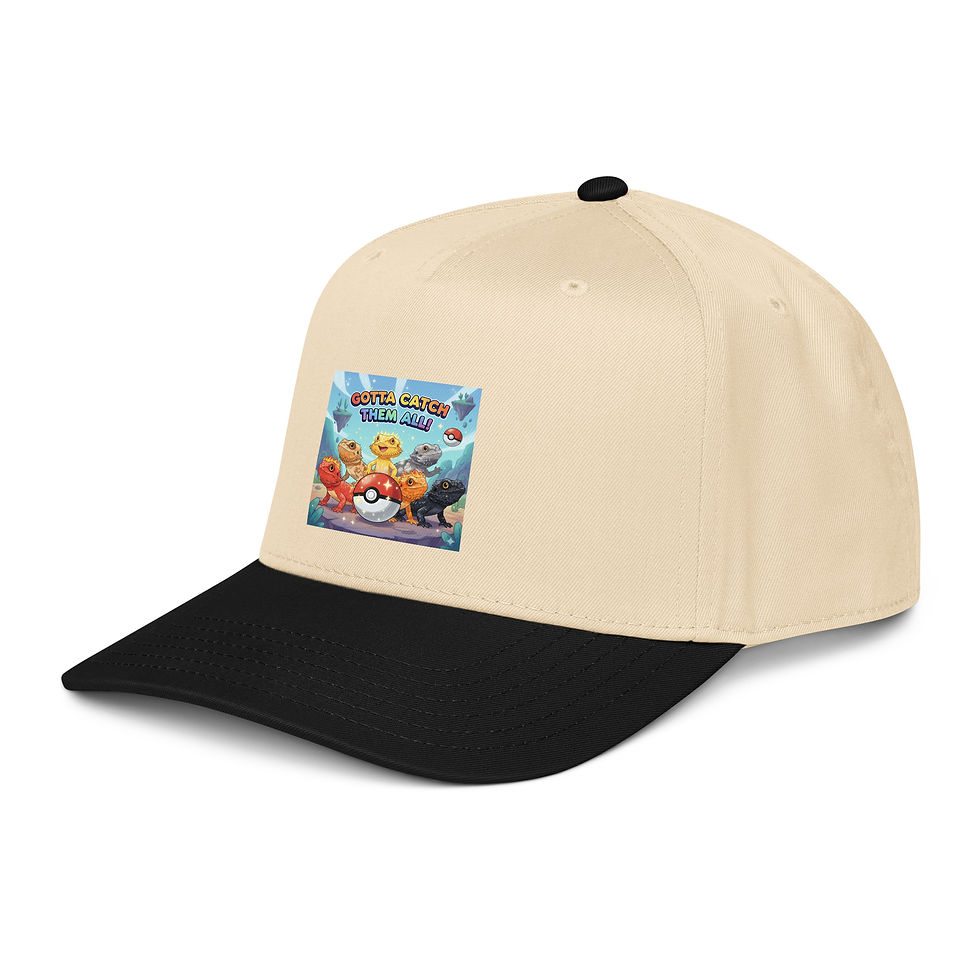 Thumbnail: Bearded Dragon Pokémon Kids 5 panel cap