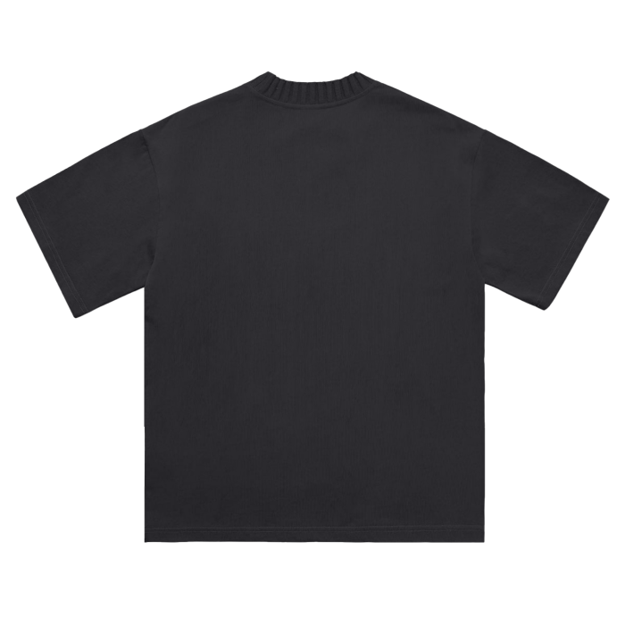 Thumbnail: Heavyweight Knitted Round Neck T-Shirt - (Mens)