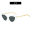 Thumbnail: Y2K Geometric Metal Triangle Cat-Eye Sunglasses