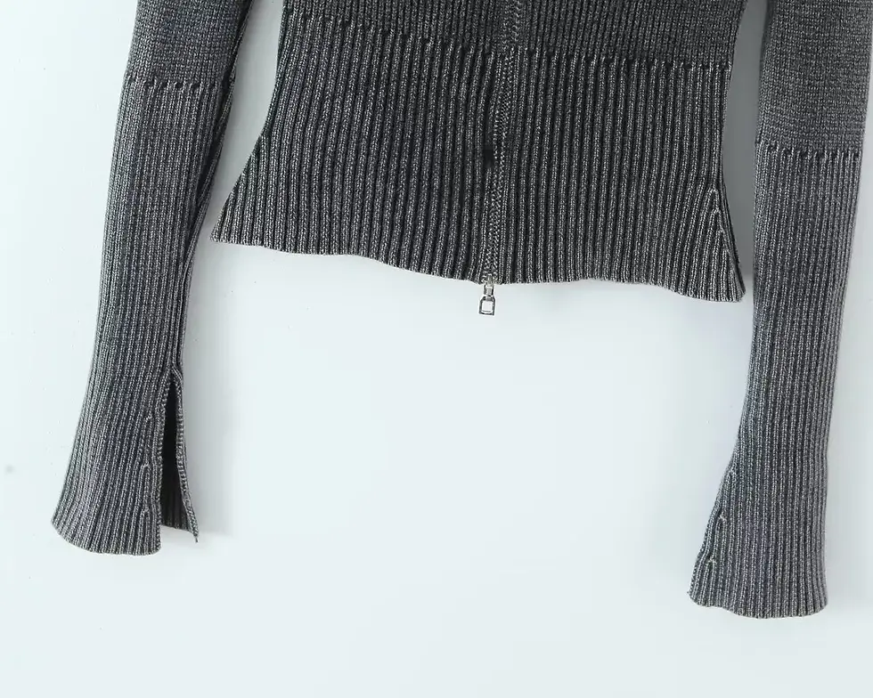 Thumbnail: Casual Zipper Knitwear