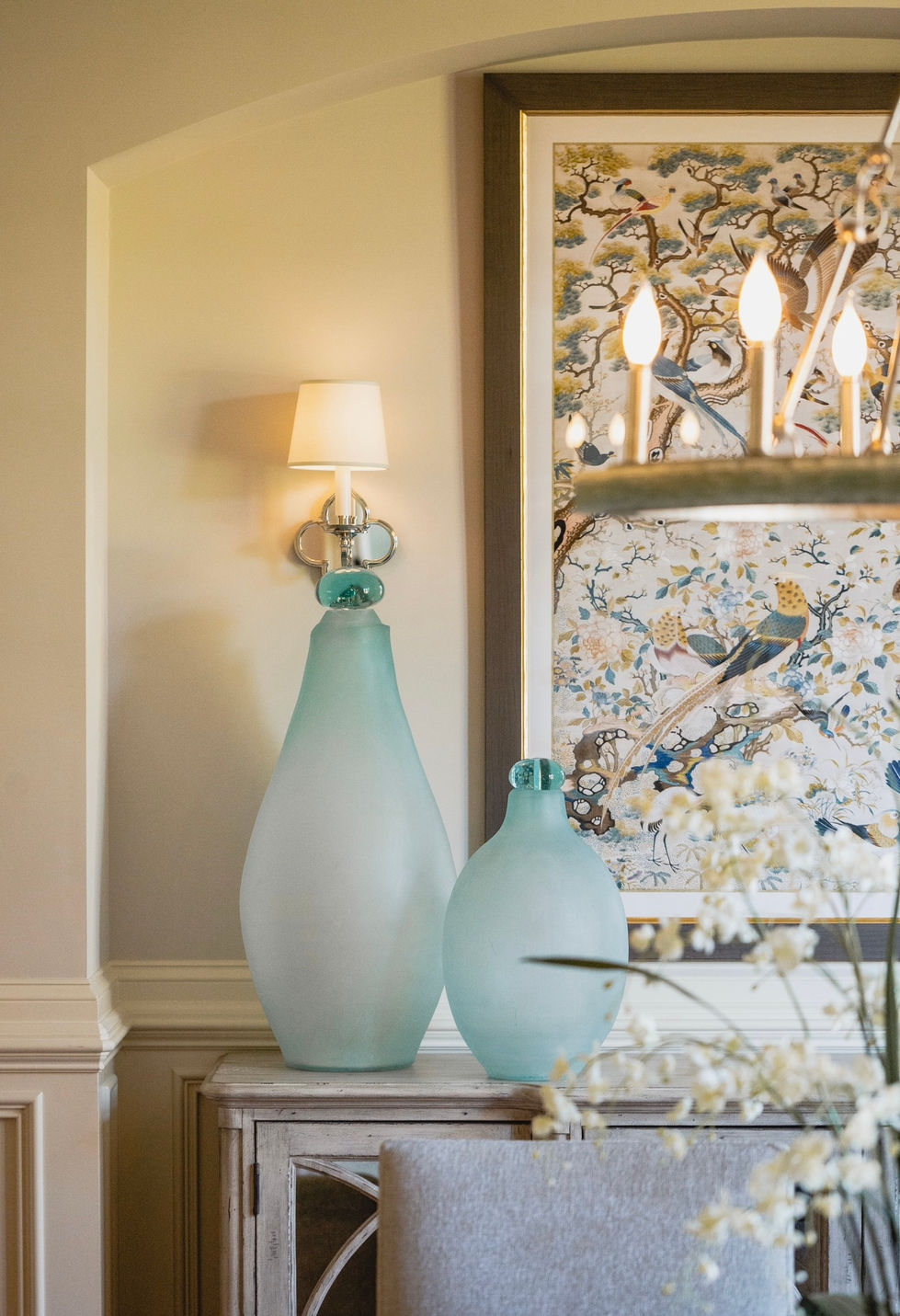 Luxury, traditional dining room