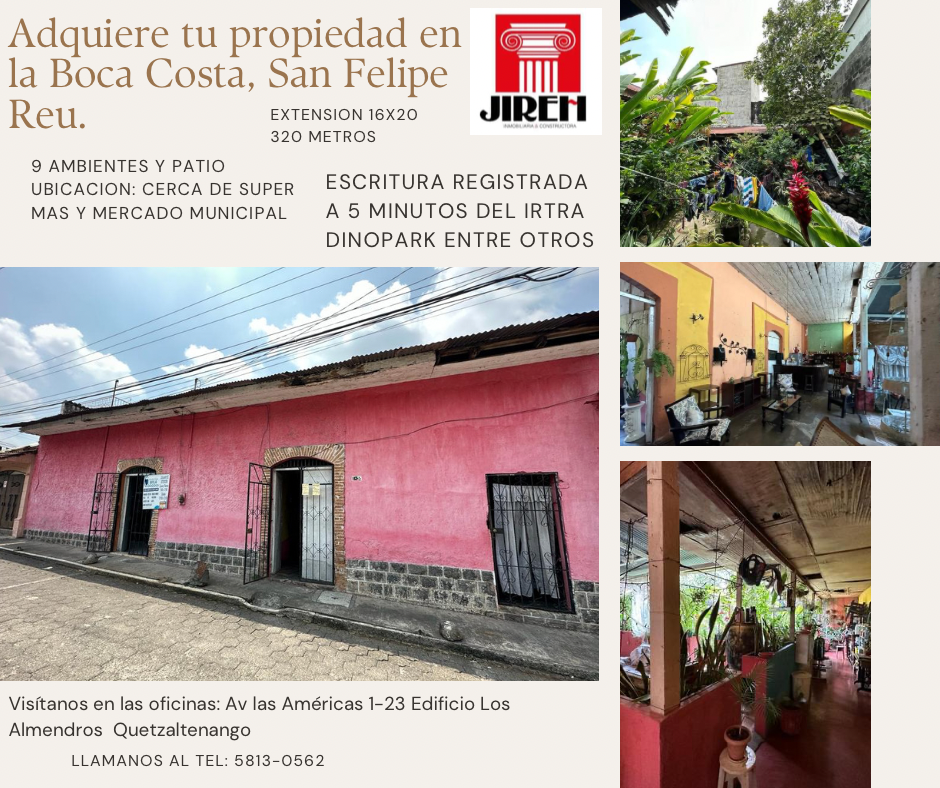 CASA CERCA DE SÚPER MÁS SAN FELIPE REU