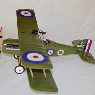 Model airplane build by healthy 92-year-old senior athlete, Pete Sutton