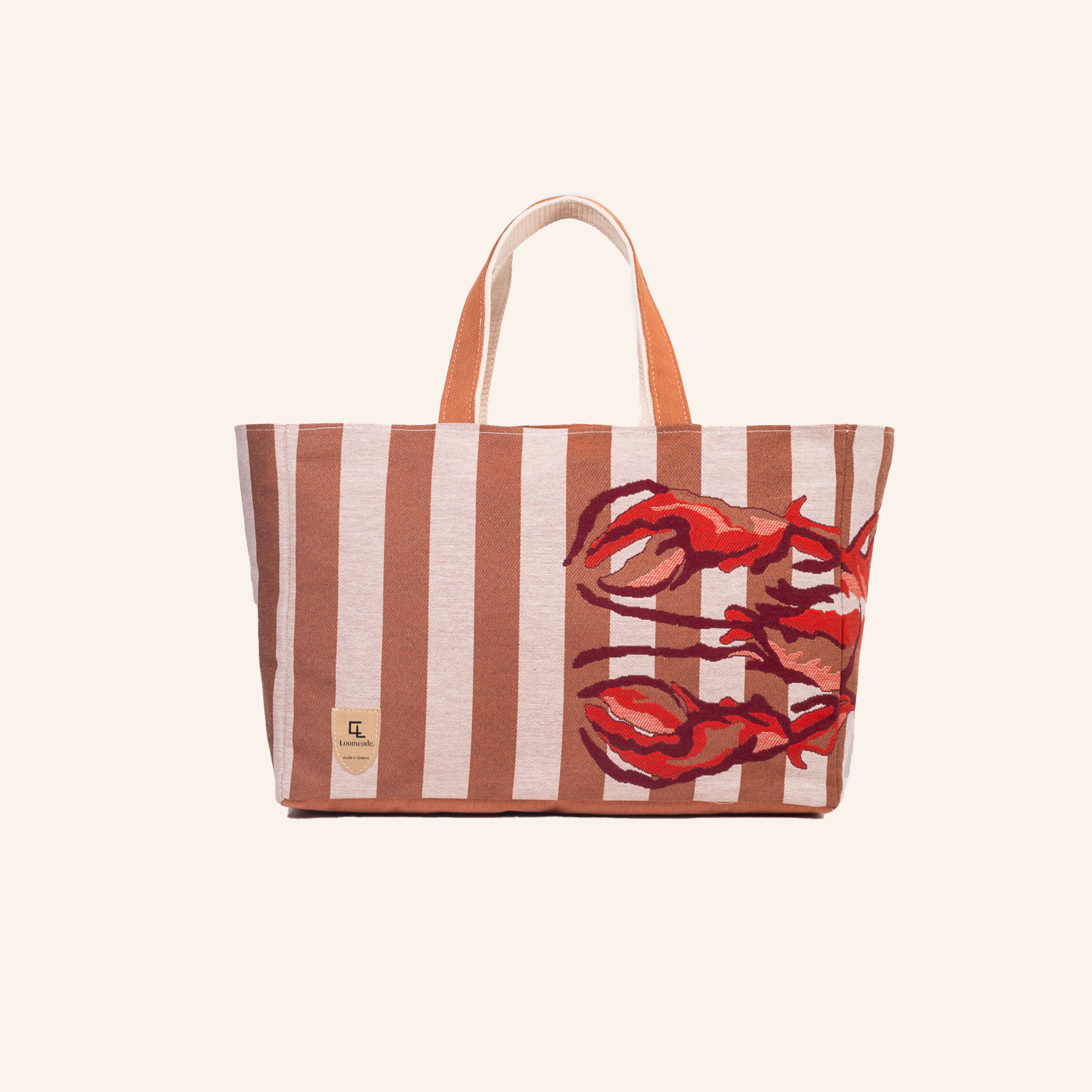Beach Bag Lobster Terracotta