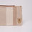 Thumbnail: Zipped Clutch Stripes Beige