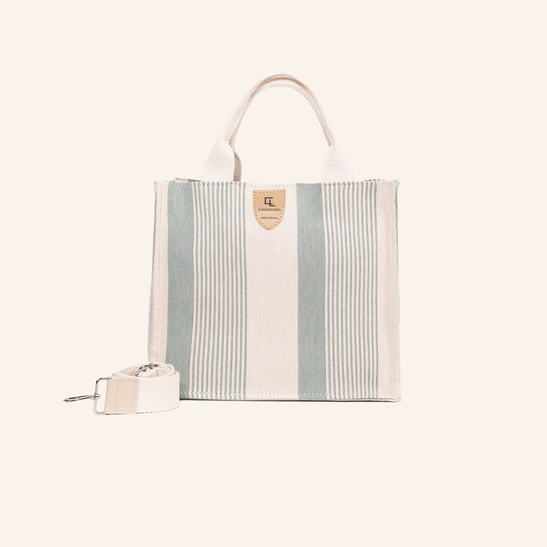 Tote Bag Stripes Mint