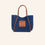 Thumbnail: Denim Shoulder Bag Dark Blue