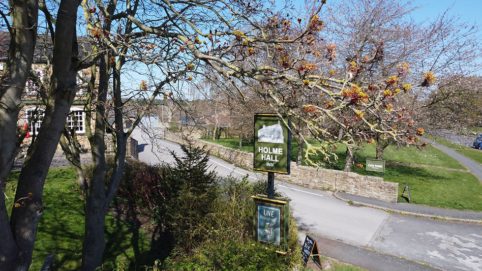 The Holme Hall Inn Pub Sign