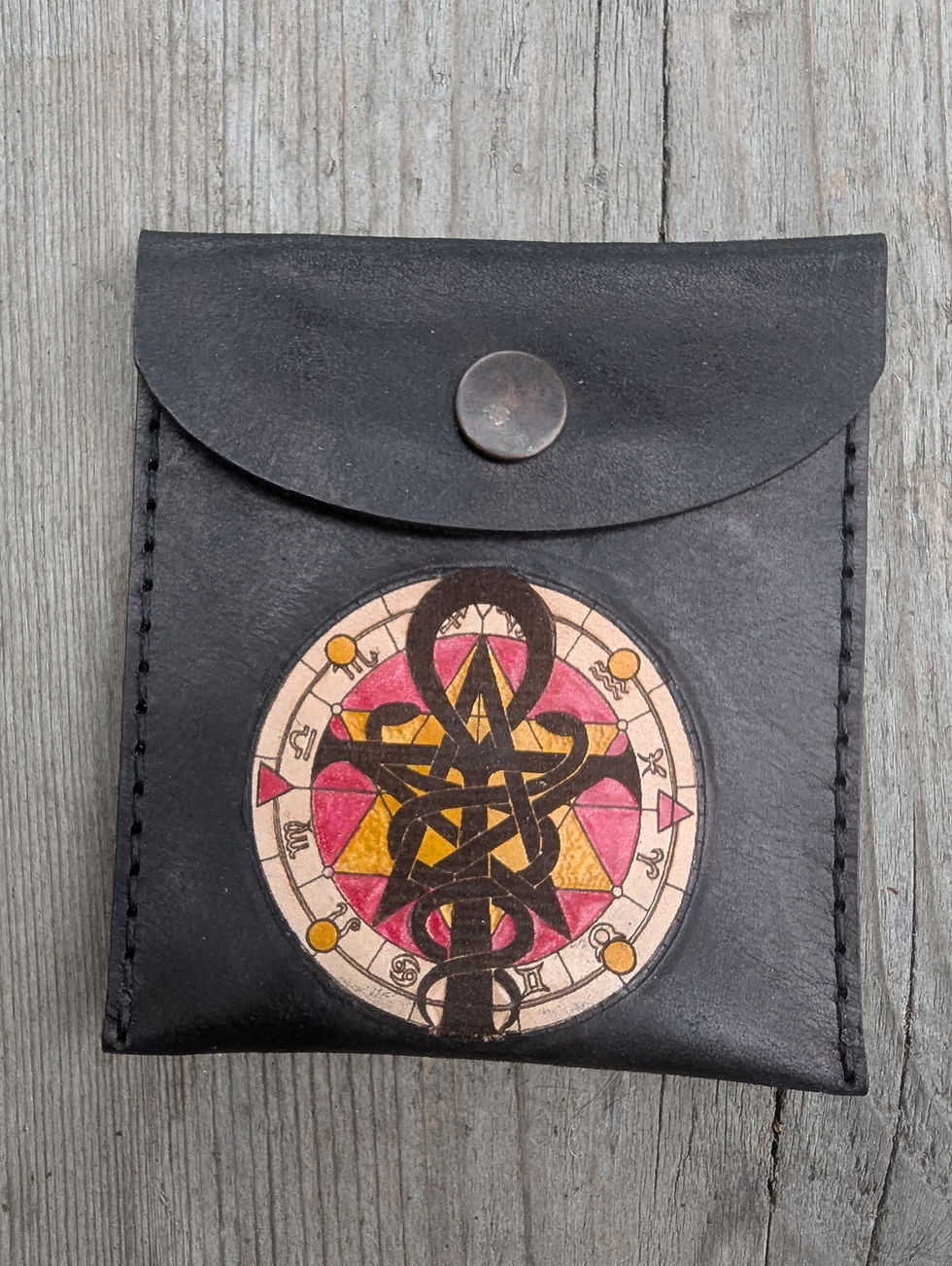 Thumbnail: Handmade Leather Coin Purse