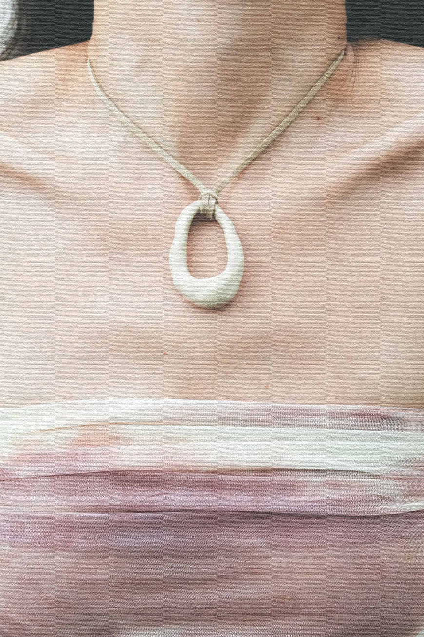 Bone Pendant In Natural