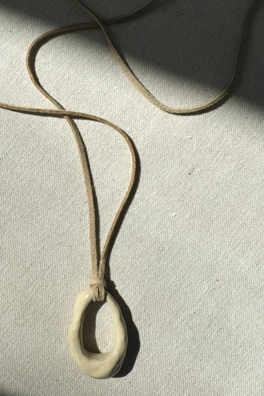 Bone Pendant In Natural