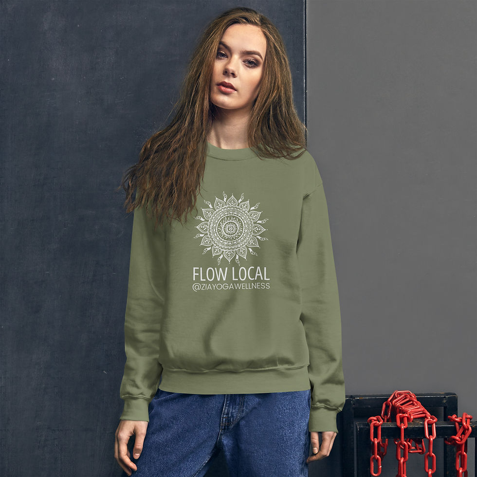 Thumbnail: Zia Flow Local Unisex Crew Neck Sweatshirt