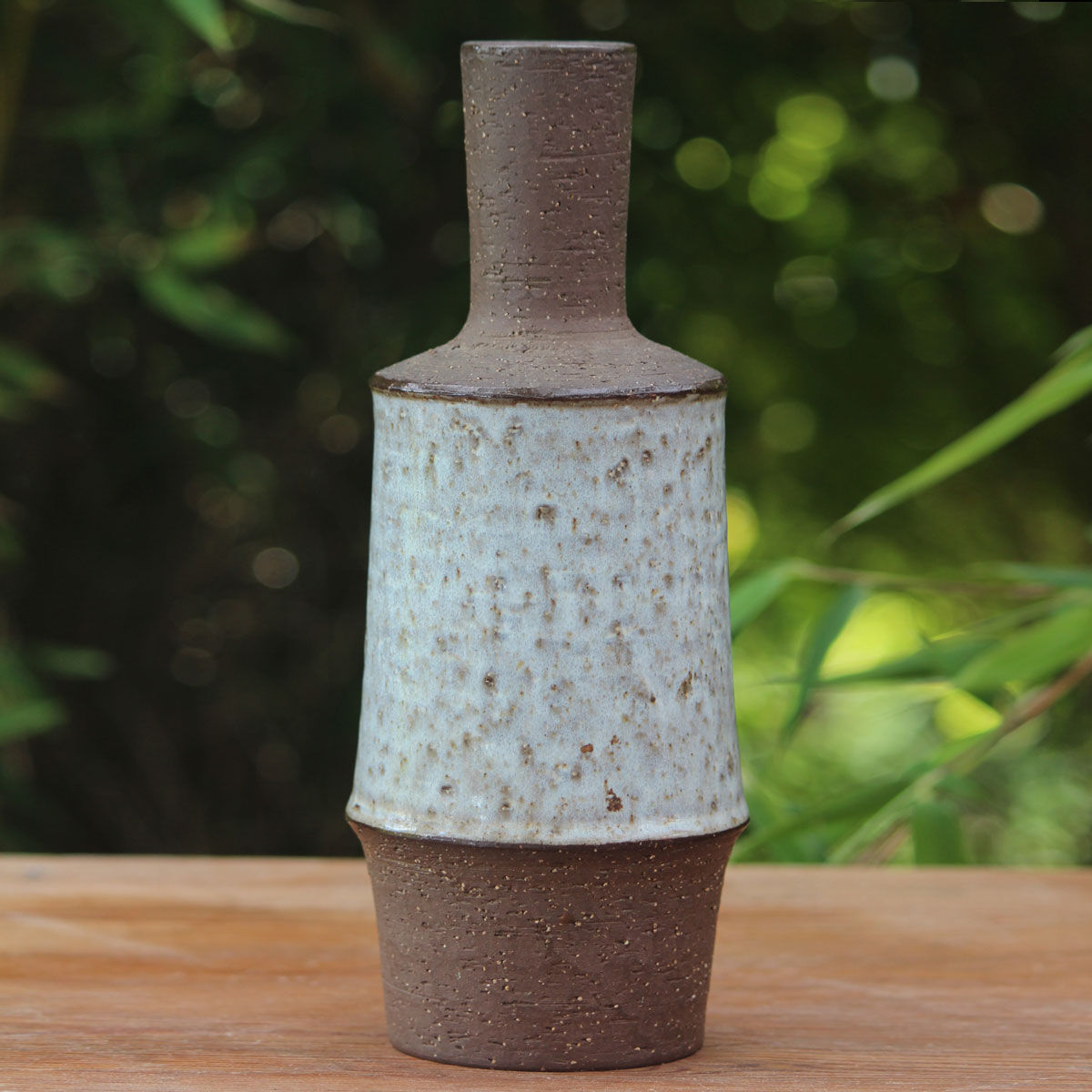 Helge Bjufstrom, Michael Andersen, Denmark, Mid Century Stoneware Vase