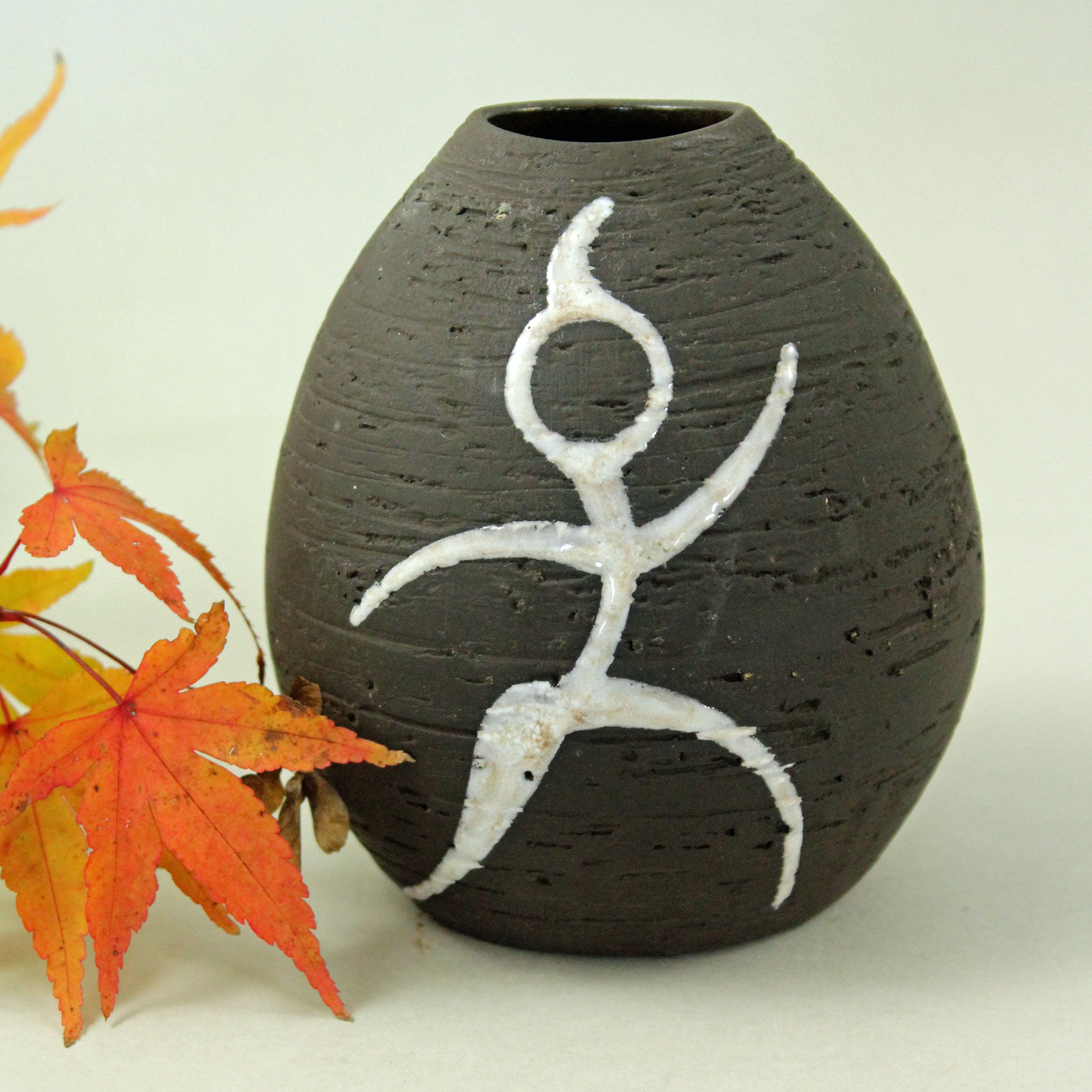 Helge Østerberg, Denmark. Mid Century Studio Vase