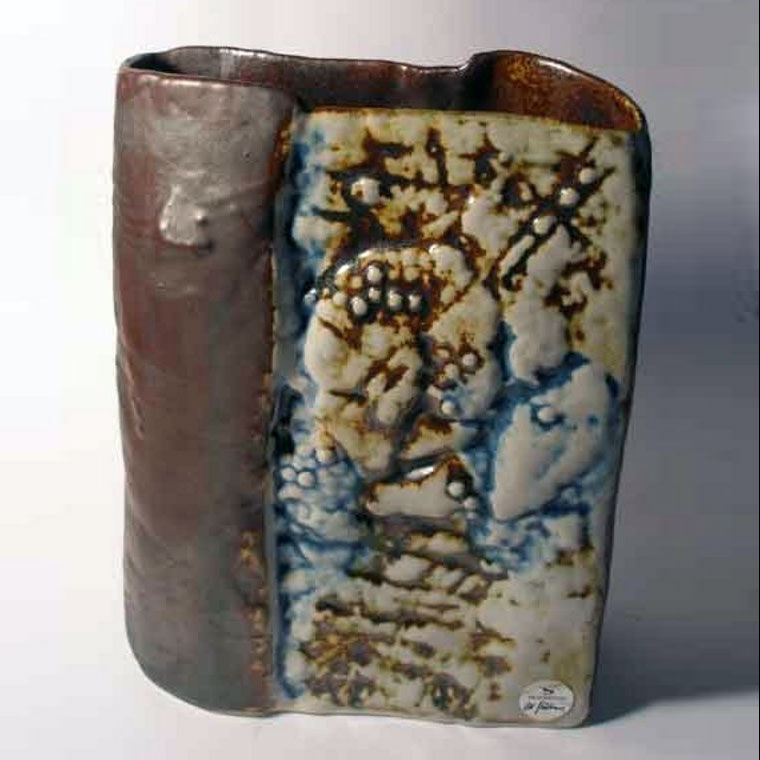 Carl Harry Stalhane Lidkoping Sweden – Limited Edition 1970s Studio Stoneware Vase