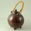 Thumbnail: Mid Century Gunnar Nylund Rörstrand Teapot Brown Haresfur Glaze