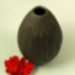 Helge Østerberg Studio Pottery Vase 7.75" Signed Ø Denmark