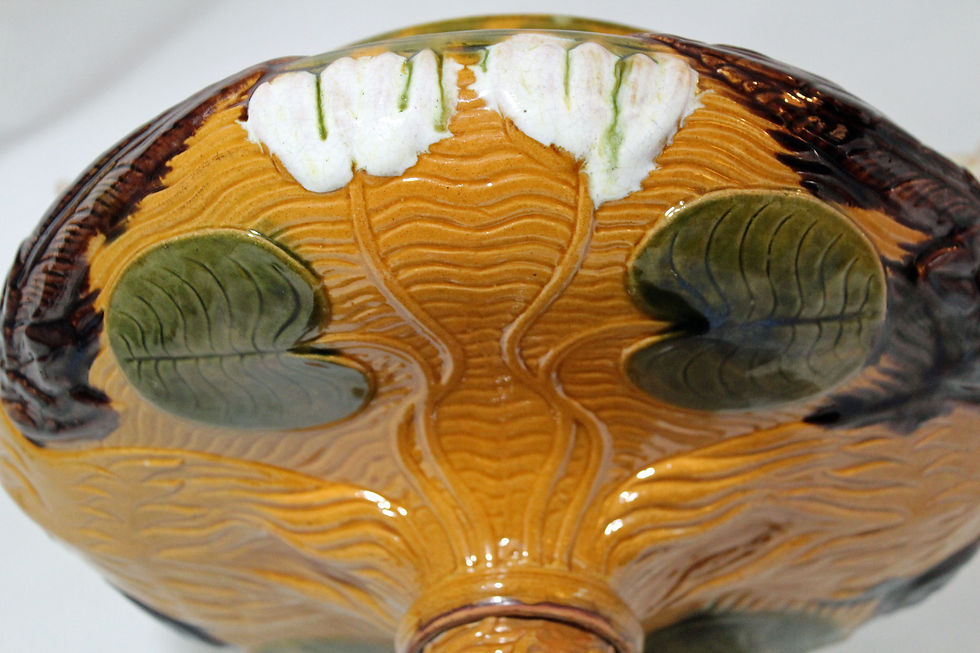 Miniaturbild: Monumental Søholm Art Nouveau Centerpiece by Hans Ancher Wolffsen (c. 1890s Skøn