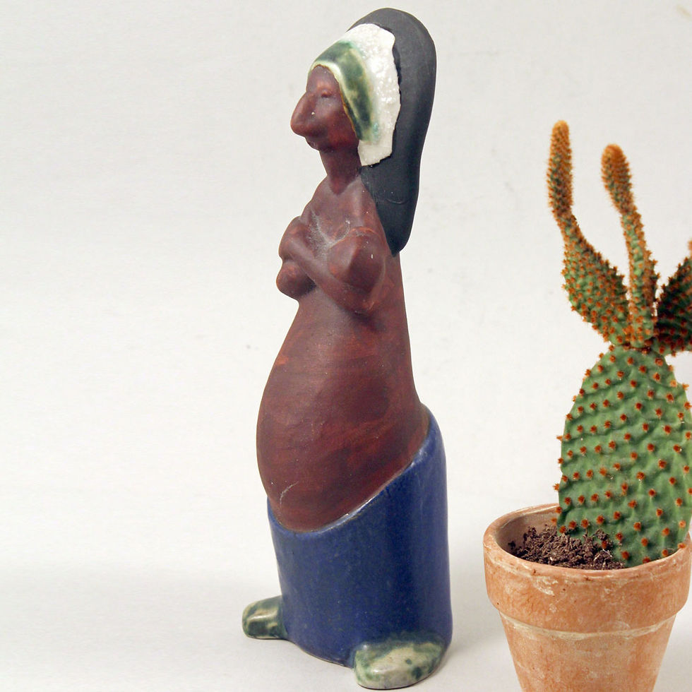 Thumbnail: Rolf Palm, Hoganas, Sweden. Stoneware Figurine