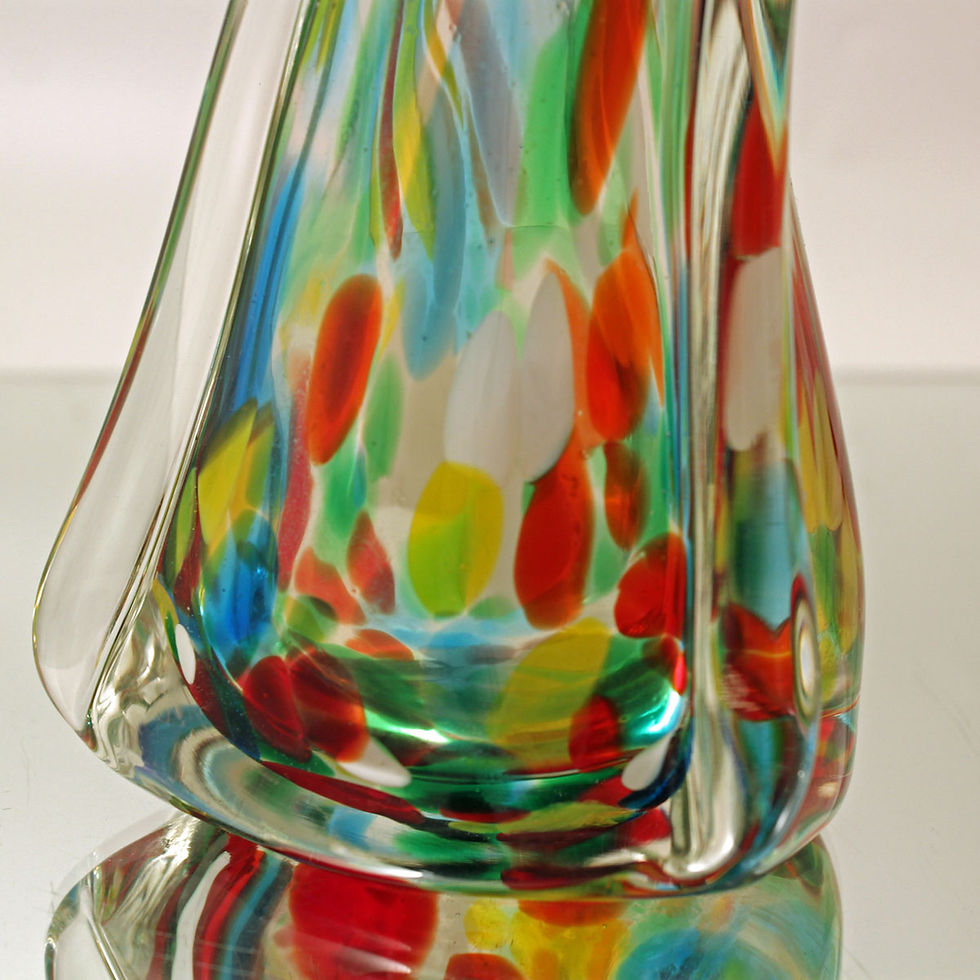 Thumbnail: Vintage Venetian Murano Art Glass Vase, Italy
