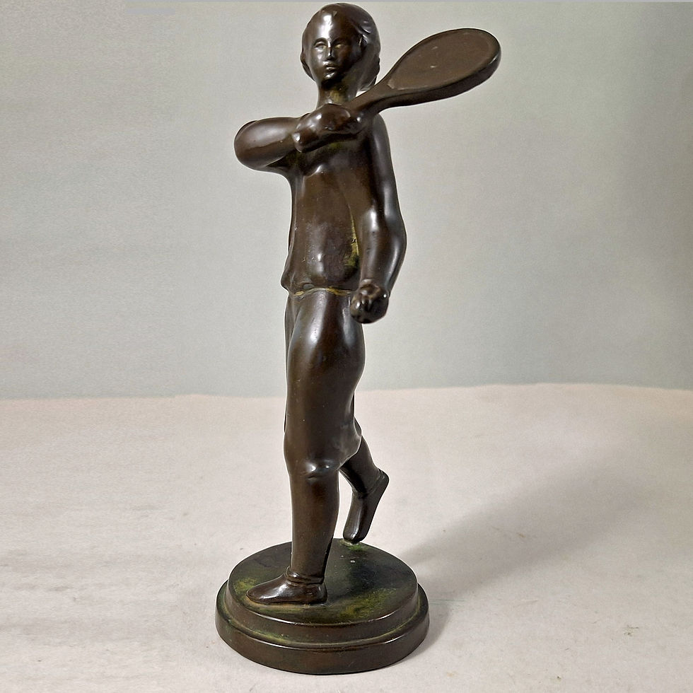 Miniaturbild: Just Andersen Disko Metal Tennis Player Figurine #1740