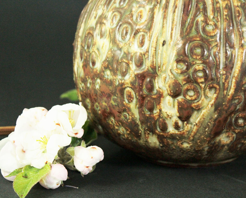 Miniaturbild: Detail, Jørgen Mogensen Studio Stoneware Lamp Base (F245)