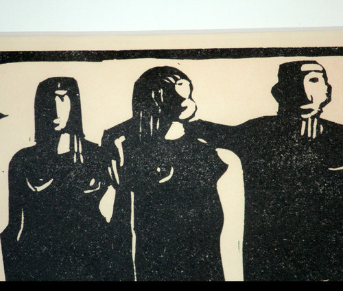 Ake Holm, Sweden. Graphic Print with Religious Motif