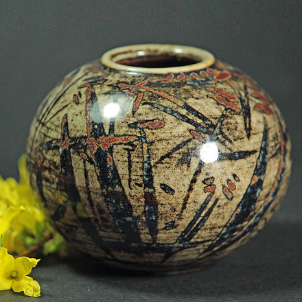 Royal Copenhagen UNIKA Vase by Ivan Weiss - Studio Stoneware - One