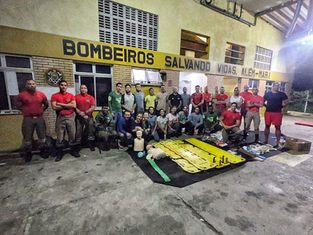 Equipe do ICMBio participa de treinamento de atendimento pré-hospitalar com o Corpo de Bombeiros