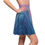 Thumbnail: Elegant Women's Skater Skirt – Pastel Waves Design for Spring Fashion