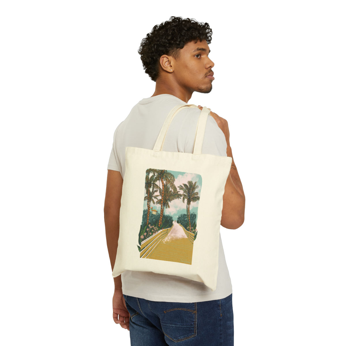 Beach Path Tote Bag