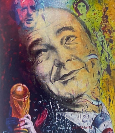 Davood Roostaei Portrait von Jacques René Chirac