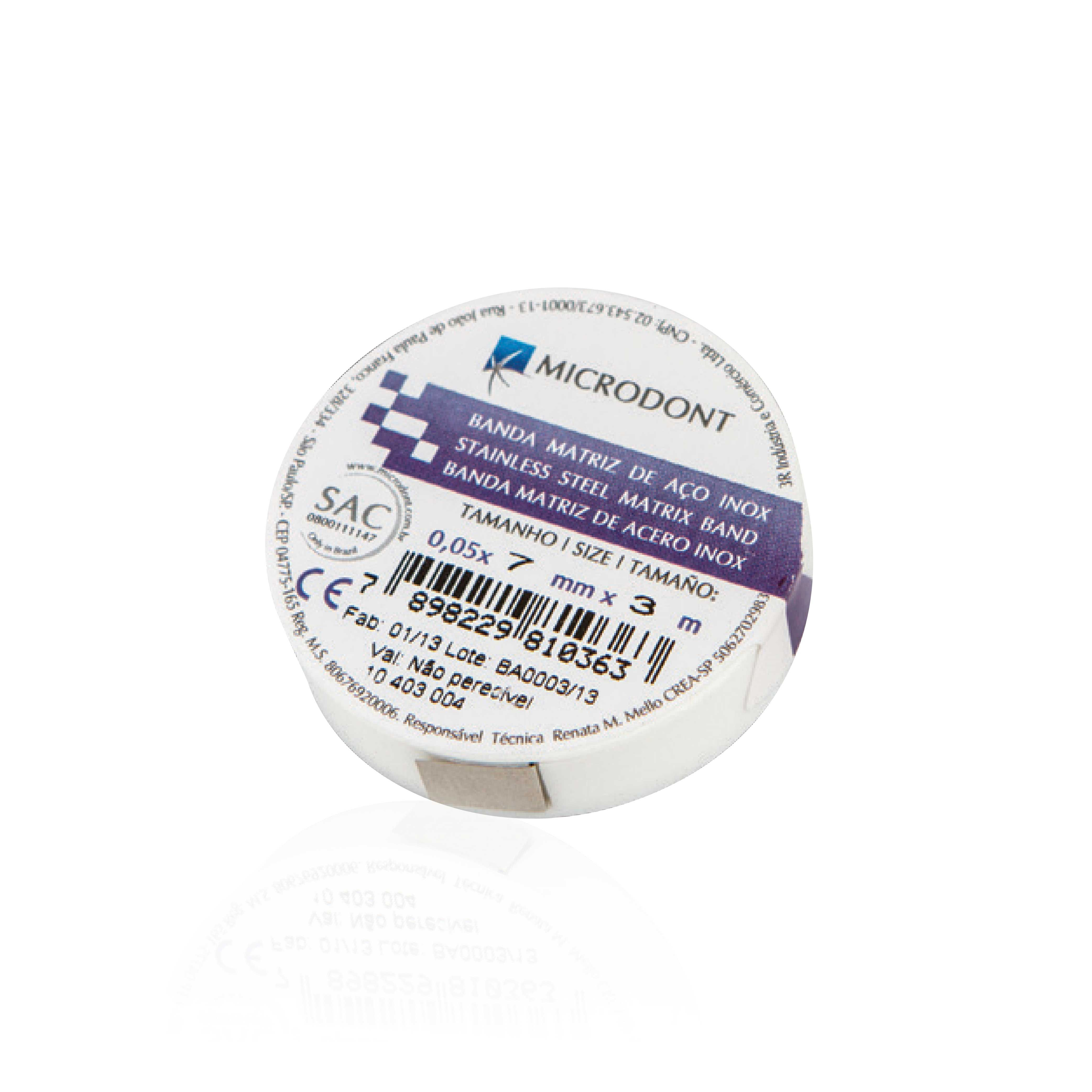 Banda matriz de acero