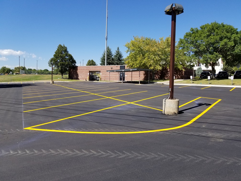 Parking Lot Striping Company Denver, CO. Lot Lines, Blocks, Signs