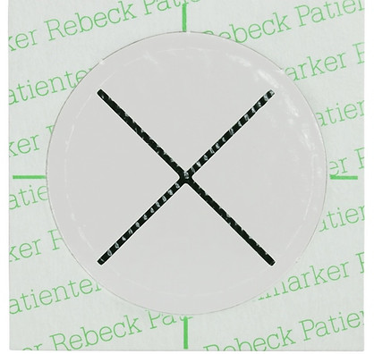 CT-Marker für Röntgenaufnahme