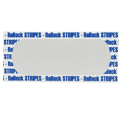 rechteckige Patientenmarker blanko Stripes