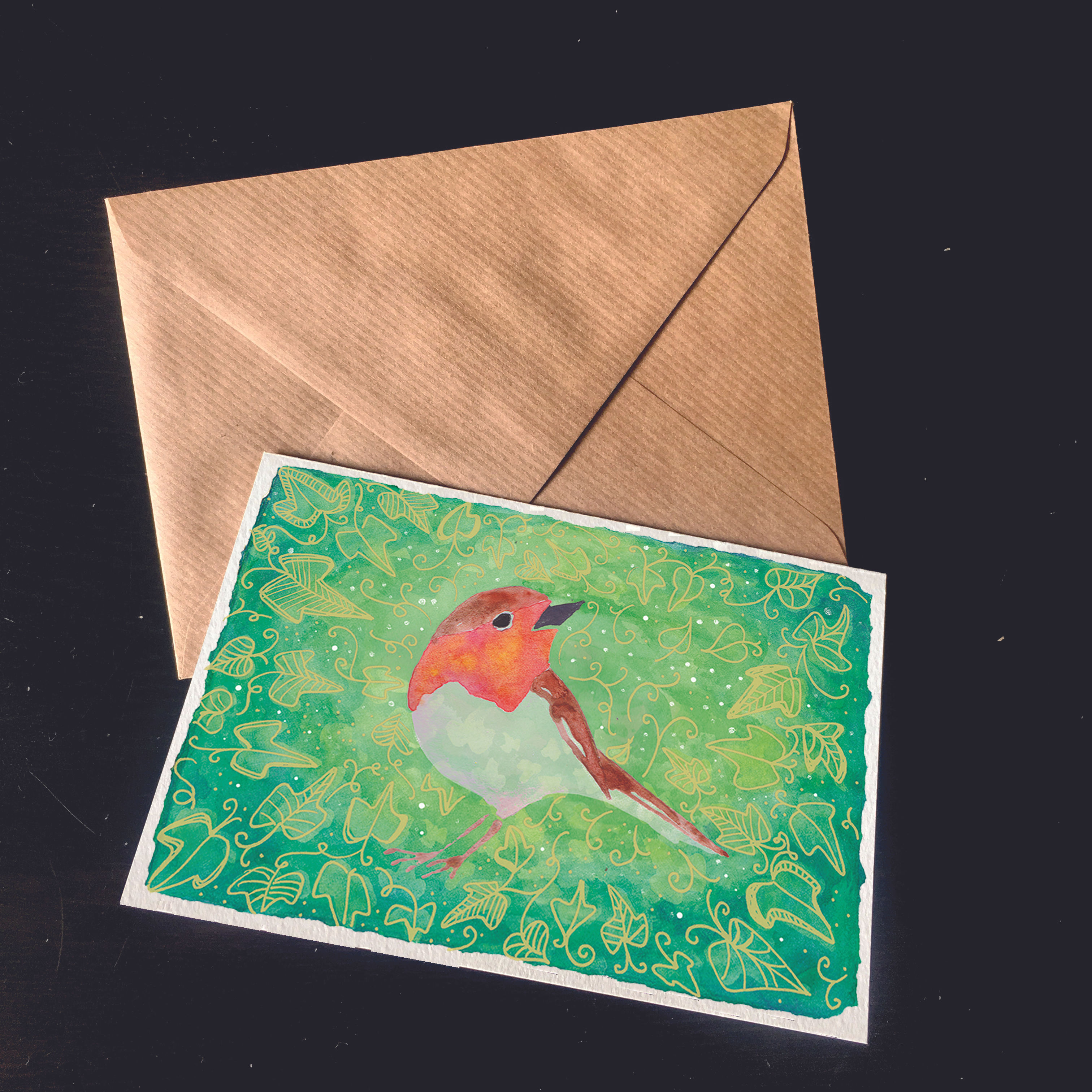 Robin | A6 greetings card | blank inside