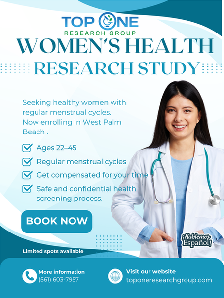 Comprender la investigación clínica en salud femenina: Su guía para participar en estudios en West Palm Beach.