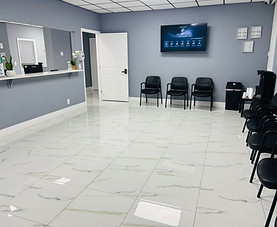 Top One Research Group waiting area 