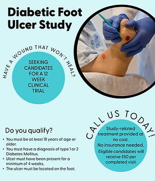 Diabetic Foot Ulcer Promo Flyer